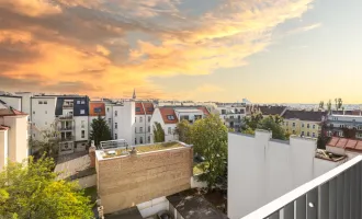 SOMMERAKTION - neue PREISE | 4-Zimmer Dachgeschoss-Maisonette Wohnung mit ostseitiger Innenhofterrasse | Fernwärme | ERSTBEZUG