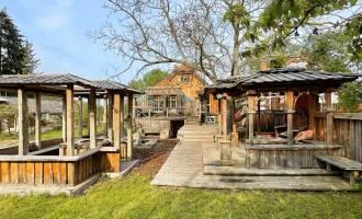 Märchenhaftes Ferienhaus mit großem Garten und Aussichtsterrasse in Szigliget am Balaton