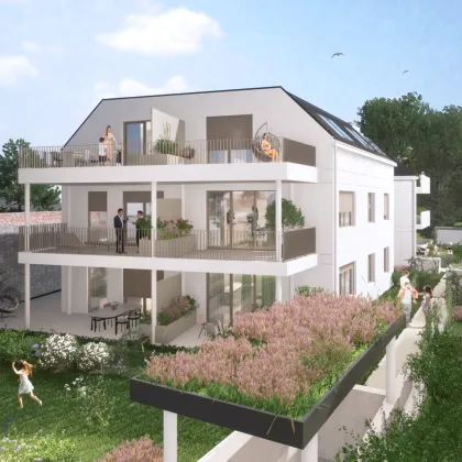 PROVISIONSFREI | Wohnen im Villenviertel | 3 Zimmer Wohnung mit Balkon (1.OG) inkl. Tiefgaragenstellplatz | Hochstraße | Fertigstellung Q1/2025 (Gebäude C - Top 10) - Bild 2