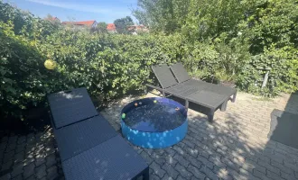 Badebungalow am Donau Oder Kanal mit direktem Wasserzugang