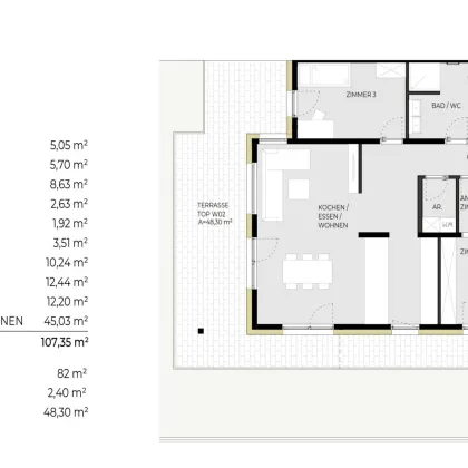 Provisionsfrei: 4-Zimmer-Gartenwohnung (Top W02) - Hatting ROSSKOGEL - Bild 2