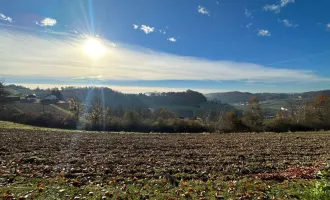 Idyllisches Grundstück mit Berg- und Fernblick in der Südoststeiermark!!!  2 BAUGRUNDSTÜCKE ZU EINEM PREIS!!!