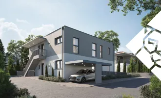 Neubauprojekt "Villenperle"- Traumhaftes Zweiparteienhaus mit Carport, Keller und Süd-West-Ausrichtung  