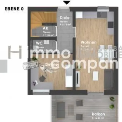 *PROVISIONSFREI* – Maisonette ca. 85,39 m² Wohnfläche in Eggersdorf - Bild 3