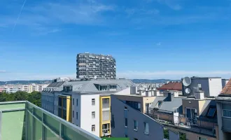 SMART CITY LIVING –  Blick über Wien, 4 Terrassen, Top S Bahn und U Bahn Anbindung