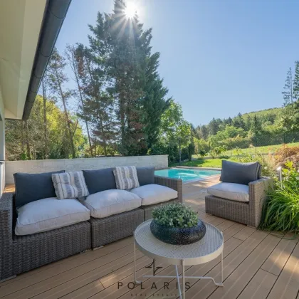 Wunderschönes Einfamilienhaus mit Waldblick in Hagenbrunn | Salzwasserpool | traumhafter Garten - Bild 2