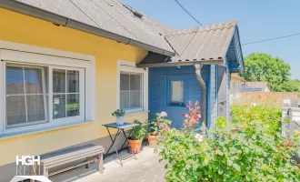 2251 Ebenthal Einfamilienhaus mit Cottage-Flair, Atelier und Biogarten in idyllischer Lage mit Ausblick