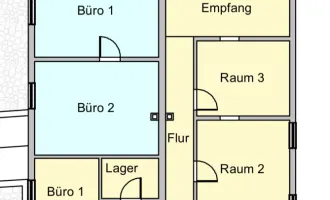 sanierte Büro- & Praxisfläche mit ca. 84m² I individuell nutzbar - St. Pölten/Zentrum I beste Lage Nähe Universitätsklinikum & Hauptbahnhof