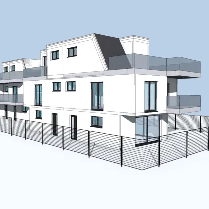 2 Doppelhäuser oder 4 Reihenhäuser - Studie vorhanden - Terrasse, Gärten und Balkonen - Bild 3