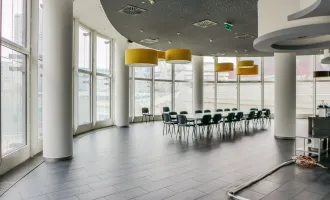 Gastrofläche mit Schanigarten im Andromedatower - Toplage im Büroviertel auf der Donauplatte