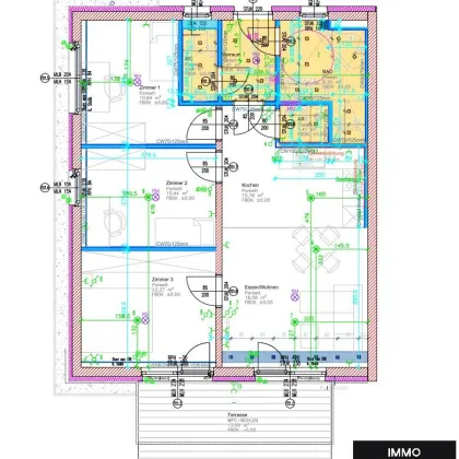 Premstätten bei Graz- ERSTBEZUG -  73m² große Neubauwohnung mit 3 Schlafzimmer, 13m² Südterrasse und 2 Parkplätze im KP. inkl. - Bild 3