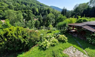 Wachau: großes Grundstück und Bachlauf + Haus mit herrlichem Ausblick, Herbstaktion - mit Sonderpreis!!!