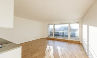 Provisionsfrei! Erstbezug - Wunderschöne Drei-Zimmer-Wohnung mit Loggia!