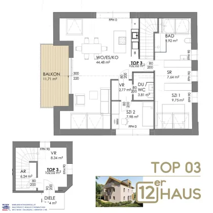 PENTHOUSE-FEELING: 3-4 Zimmer Mansardenwohnung - ERSTBEZUG - Bild 3