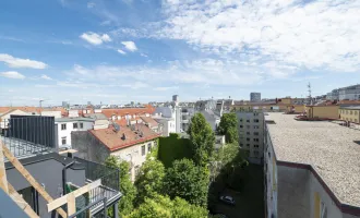 Ideal für Singles und Paare - Interessante Dachgeschossmaisonettenwohnung mit Dachterrasse mit Fernblick