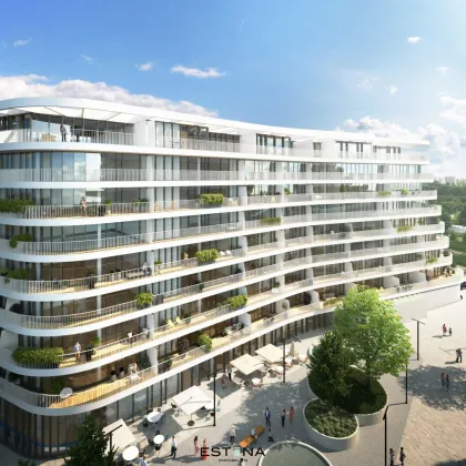 Mit Blick auf die Donau - Wohnung mit großem Balkon - offen und lichtdurchflutet - Nähe U1 Station Kaisermühlen - Bild 3