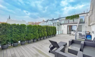 Traumhaftes Penthouse-Flair: 5-Zimmer-Maisonette mit Panorama-Terrassen nahe Theresianum