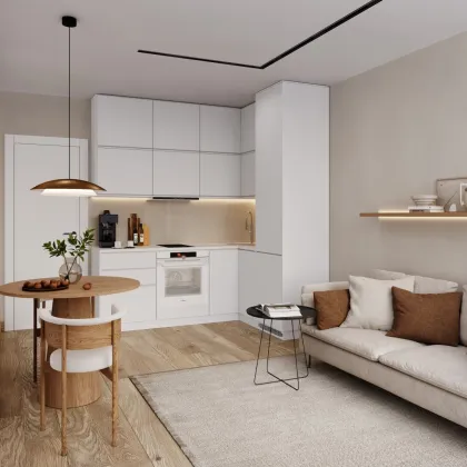 PROVISIONSFREI - Einbauküche geschenkt - 2 Zimmer - ca. 40m² NFL - Balkon - U-Bahn - Neubauprojekt - Fertigstellung Q4/2024 - Bild 3