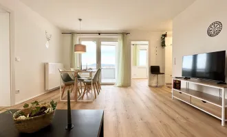 Erhabene Aussichten: Neu renovierte 3-Zimmer-Wohnung im 6. Stock mit atemberaubendem Panoramablick