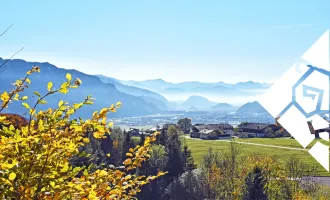 Filetgrundstück mit Altbestand und Panoramablick auf das Inntal