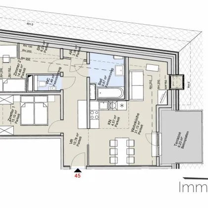 Dachgeschoss-Traum mit südseitiger Terrasse - Erstbezug! - Bild 3