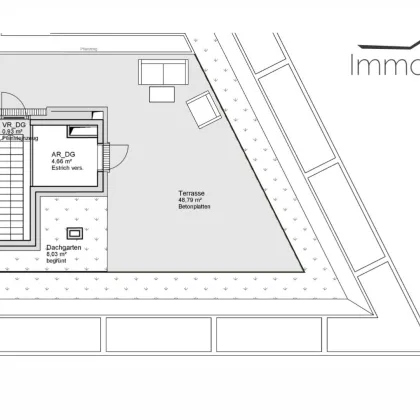 Traumhafte Dachgeschosswohnung mit riesiger Dachterrasse und Dachgarten - Erstbezug! - Bild 2