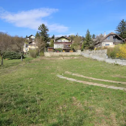 VEIGLBERG: SÜDSEITIGER BAUGRUND, FERNBLICK ZUM BISAMBERG, GRÜNRUHELAGE HAGENBRUNN!! - Bild 2