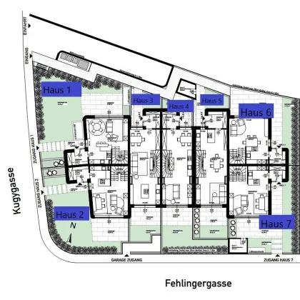 Toplage 1130 Wien - Reihenhaus mit eigenem Zugang über Tiefgarage und großzügiger Freifläche - Bild 2