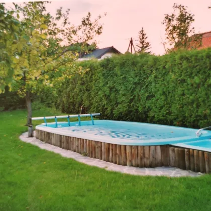 Den nächsten Sommer am eigenen Pool geniessen!    Sofort beziehbares, voll eingerichtetes Kleingarten-Juwel in der Kinder freundlichen Kleingartenanlage Heubergstätten!   EIGENGRUND! - Bild 3