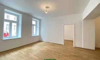 Altbau-Charme & moderne Ausstattung - Erstbezug nach Generalsanierung mit großen Zimmern in Ruhelage nahe Elterleinplatz und Christine-Nöstlinger-Park