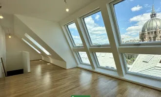 Exzellente Maisonette-Dachgeschosswohnung in zentraler Lage mit atemberaubenden Ausblick!