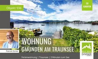 Ferienwohnung in Ruhelage von Gmunden. 100 Meter zum See!