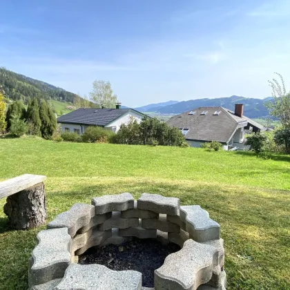 MIT VIDEO: Charmantes 2 Familien Landhaus in erhöhter Lage mit traumhafter Aussicht und idyllischer Gartenanlage im Murtal - Bild 3