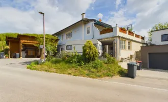 Einfamilienhaus mit herrlichem Garten, Terrasse und Gewerbeflächen in Eggendorf am Fuß des Stiftes Göttweig