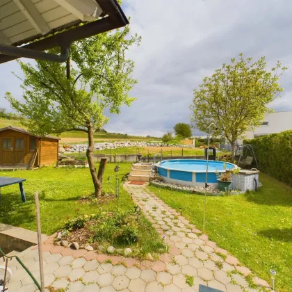 Einfamilienhaus mit herrlichem Garten, Terrasse und Gewerbeflächen in Eggendorf am Fuß des Stiftes Göttweig - Bild 3