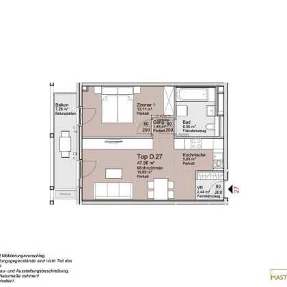 *An der Schanze* 2 Zimmer Wohnung mit 8qm Balkon - Bild 3