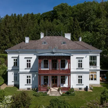 Außergewöhnliches Anwesen: Jahrhundertwende - Villa auf parkähnlichem Grund mit eigenem Wald - Bild 2