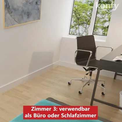 3-Zimmer-Wohnung inklusive Sanierungspaket, Balkon mit Fernsicht! Jetzt besichtigen und Böden, Fliesen und Türen vor Bezug frei wählen! - Bild 3