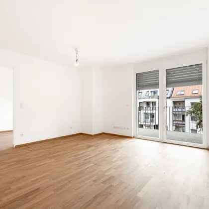 HOFSEITIGE Neubauwohnung mit ca. 7 m² BALKON | ERSTBEZUG | Fernwärme | TG-Stellplatz optional | Nachhaltiges Wohnbauprojekt - Bild 2