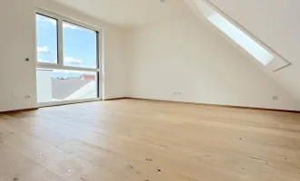 Exklusive Erstbezugsmöglichkeit in 1220 Wien ++ Moderne 4 Zimmer Maisonette Wohnung mit Dachterrasse, 109 m2 und hochwertiger Ausstattung für € 704.000,00