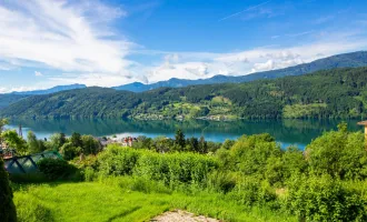 EIN LOGENPLATZ ÜBER DEM MILLSTÄTTER SEE! TRAUMHAFTE LIEGENSCHAFT MIT SENSATIONELLER AUSSICHT AUF DEN SEE UND DIE UMLIEGENDE BERGWELT!