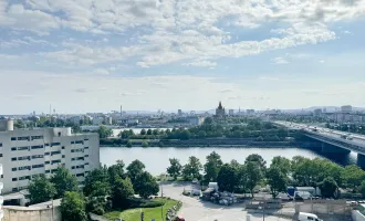 Nähe Alte Donau - lichtdurchflutete Pärchenwohnung mit großer Freifläche