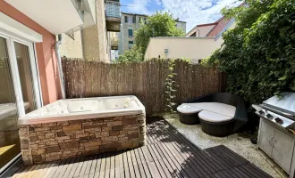 Exklusive Gartenwohnung mit Jacuzzi und Sauna in zentraler Lage! Grenze zur Inneren Stadt!