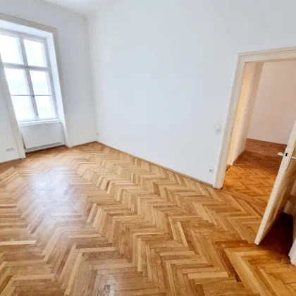 Ein MUST HAVE! Absolute Hof-Ruhelage mit Blick ins Grüne! Frisch renoviert + Traumaft schönes Altbauhaus + Bestlage in 1030 Wien! Klassische Altbauwohnung! - Bild 3