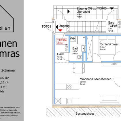 Exklusiver Neubau - Wohnen in Amras - Top04 1.OG - Bild 2