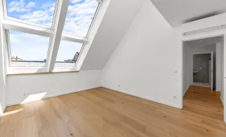 Neue Dachgeschoßwohnung | Fernblick ins Grüne | 2 Min. nach Liesing | 17m² Freifläche in den ruhigen Innenhofgarten | 5 Min. zur Perchtoldsdorfer Heide