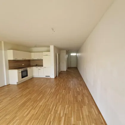 Moderne Wohnung in Top-Lage: 2 Zimmer, Terrasse, Fußbodenheizung, Einbauküche und Garage - Jetzt mieten - Bild 3