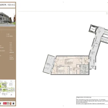 1,5-Zimmer-Wohnung mit sonnigem Balkon / Top B08 - Bild 2