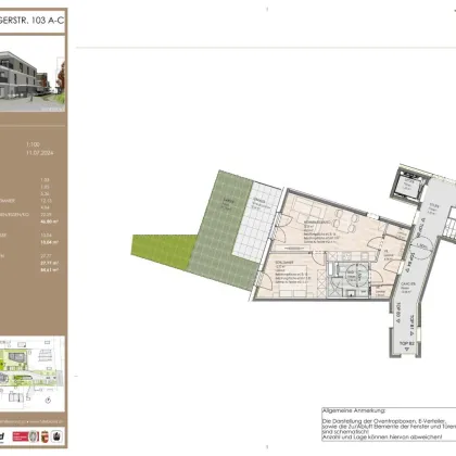 2-Zimmer Gartenwohnung mit optionalem Einzelbüro / Top B04 - Bild 2