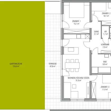 Vermietete Bestandswohnung in Seiersberg (Graz) als Investment mit sofortigen Mieteinnahmen! Top-Rendite! Lift + Parkplatz (B-OSB10-Top07) - Bild 2